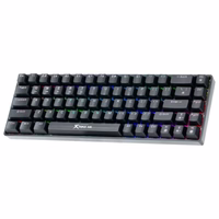 Bezvadu spēļu tastatūra XTRIKE ME GK-994W BK melns