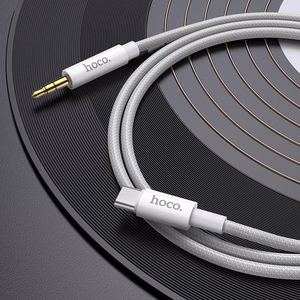 Audio adapter Hoco (UPA19) from USB-C to 3,5mm 1m silver