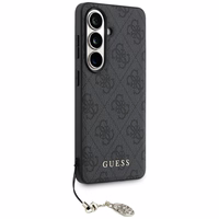 Guess maciņš 4G Classic Logo Charm MagSafe for Samsung Galaxy S26 melns