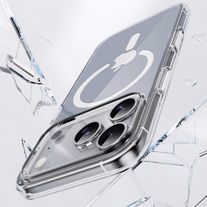 Rock Crystal Shield Series Magnetic Case for Iphone 17 Air transparent