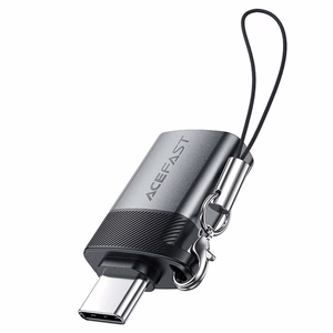 Acefast J7 USB-A - USB-C adapteris - pelēks