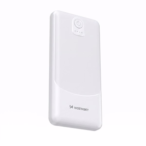 Wozinsky Wpower WPBBK-3 10000 mAh 10W ārējais akumulators, 2x USB-A 2A, balts