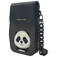 Nimmy Big Eyed Pet 2.0 Panda telefona soma - melns