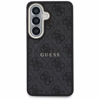 Guess maciņš 4G Embossed Ring MagSafe for Samsung Galaxy S26 Plus melns
