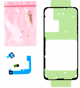 Uzlīmju komplekts aizmugurējam vāciņam Samsung S911 S23 oriģināls (service pack)