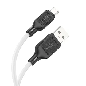 Kabelis USB-A uz Micro USB Hoco 2,4A 1 m X90 balts
