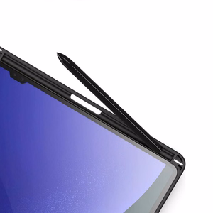 DUX DUCIS TOBY vāciņš ar zīmuļa turētāju SAMSUNG Tab S10 Ultra/S9 Ultra/S8 Ultra melns