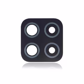 Rear Camera Lens Saderīgs ar Samsung A226 A22 5G / A225 A22 4G Rear Camera Lens / Melns /