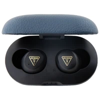 Guess Bluetooth austiņas GUTWSPGTSPSB TWS + dokstacija zilas/zilas graudains klasiskais logotips