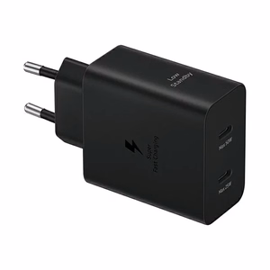 Samsung Power Adapter Duo EP-T5020XBEGEU сетевое зарядное устройство 2x USB-C 50W - чёрное