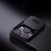 Nillkin CamShield Pro iPhone 16 Pro viedtālruņa apvalks (melns)