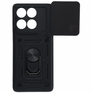 Slide Camera Armor viedtālruņa apvalks Motorola Edge 60 5G, melns