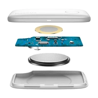 Baseus Inteliģenta T2 virves tipa anti-zaudēšanas ierīce balta