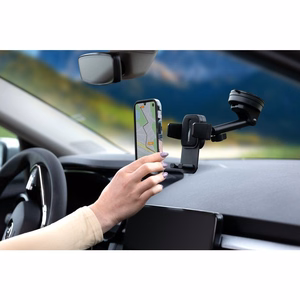 Автомобильный держатель телефона Forcell F-Grip Guardian лобовое стекло / приборная панель чёрный