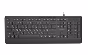 KEYBOARD MULTIMEDIA USB CYRILL/BLACK KB-MCH-05-CYRL GEMBIRD