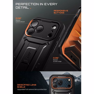 Supcase Unicorn Beetle Pro vāciņš iPhone 18 Pro Max / 17 Pro Max – melns