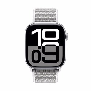 Crong Nylon Apple Watch sporta siksniņa, 38/40/41/42 mm, sudrabpelēka