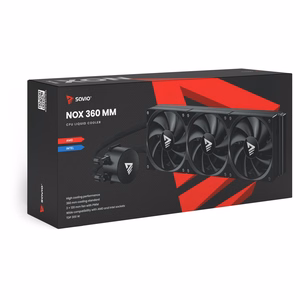 Savio NOX 360 mm Processor Liquid cooling kit 12 cm melns 1 pc(s)