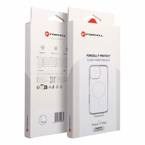 Caurspīdīgs Forcell F-Protect Clear Hybrid Premium vāciņš Pixel 9 Pro XL / 10 Pro XL / 11 Pro XL, saderīgs ar MagSafe
