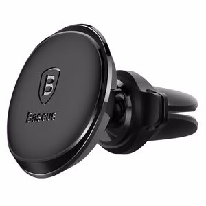 Phone holder Baseus Magnetic Air Vent With Cable Clip black SUGX020001