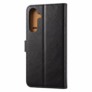 Smart Luxe ādas maciņš Samsung Galaxy S26 Ultra melns