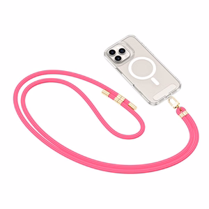 TECH-PROTECT C7S virves crossbody siksniņa spilgti rozā/zelta