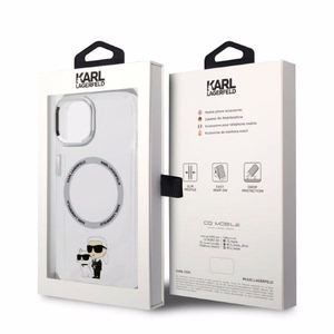 Karl Lagerfeld KLHMP14MHNKCIT iPhone 14 Plus 6.7" kietais apvalks caurspīdīgs