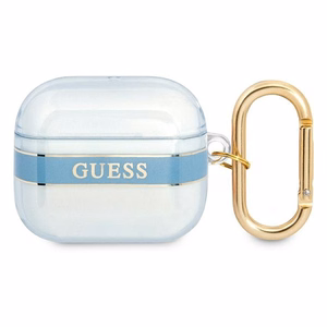 Guess GUA3HHTSB чехол для AirPods 3 синий/синий Strap Collection