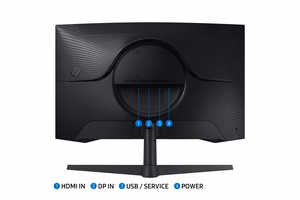 Samsung G55C monitors 68.6 cm (27") 2560 x 1440 pikseļi Quad HD LED melns