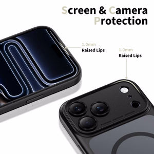 Tech-Protect Magpeak MagSafe CC viedtālruņa apvalks iPhone 17 Pro - matēti melns