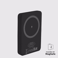 SBS TEBB5000MAG1CK Bezvadu portatīvais lādētājs 5000 mAh USB-C, saderīga ar MagSafe - melna