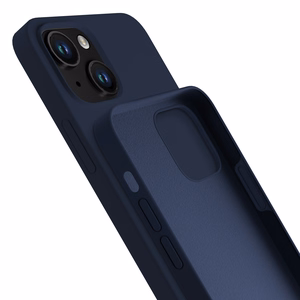 3mk Silikona apvalks iPhone 15 - tumši zils