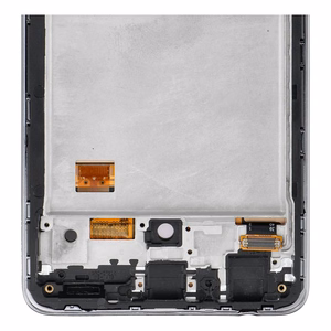 REWA OLED LCD displejs ar rāmi SAMSUNG A72 4G, melns