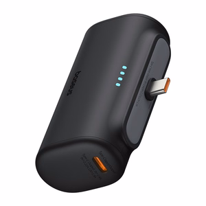 Portatīvais lādētājs Baseus Compact 5000mAh, 20W, USB-C (melna)