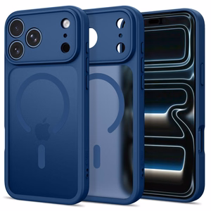 Tech-Protect BasicMag MagSafe maciņš iPhone 17 Pro / 18 Pro, matēts tumši zils