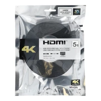 HDMI uz HDMI 4K 60Hz augstas ātruma kabelis ar Ethernet ver. 2.0 BLISTER 5 m melns