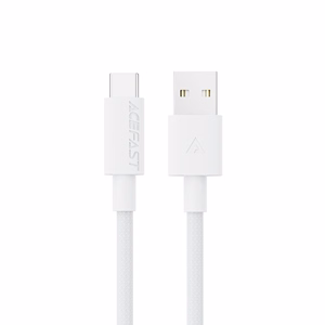 USB kabelis Acefast C18-04 no USB-A uz USB-C 1,2 m, balts