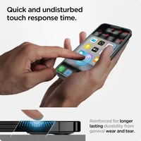 Spigen Glas.tR EZ Fit rūdītais stikls iPhone 13 / 13 Pro / 14 / 16e