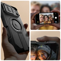 Tech-Protect Kevlar MagSafe viedtālruņa apvalks iPhone 17 Pro – melns