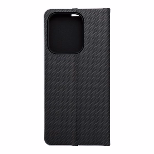 Флип-чехол для Xiaomi Redmi 15C (173,16 x 81,07 x 8,2) Luna Book Carbon чёрный