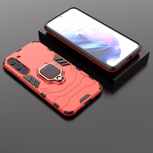 Ring Armor viedtālruņa apvalks Samsung Galaxy S23+ bruņots pārsegs magnētiskais turētājs gredzens melns