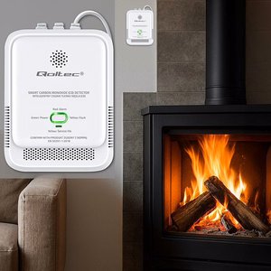CO detector alarm 85dB LED (Qoltec 52576 Carbon monoxide sensor)