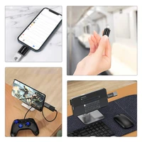 Wozinsky WALA-01 Lightning uz USB-A OTG adapteris – melns