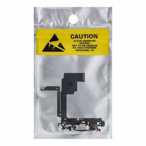 Uzlādes fleksis USB IPHONE 15 Pro melns OEM