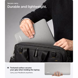 Spigen Urban Fit aizsargapvalks MacBook Pro 14" 2021 / 2023 / 2024 / 2025 / 2026 – pelēks