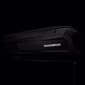 Rockbros B66 ūdensnecaurlaidīga velosipēda rāmja soma - melna