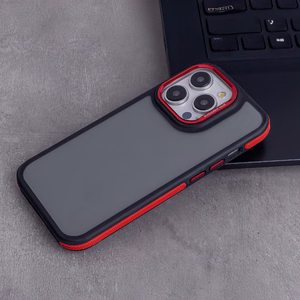 Crystal melns maciņš for Samsung Galaxy S25 Plus sarkans