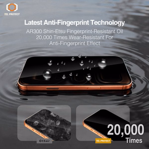 Tel Protect 10X Privacy DLC Diamond Coating rūdīts stikls priekš Samsung Galaxy S26 Ultra ar pirkstu nospiedumu atbloķēšanu