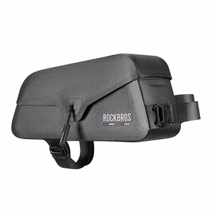 Rockbros AS-134 ROAD TO SKY ūdensizturīga 0,9 l velosipēda rāmja soma – melna