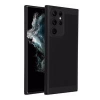 BREEZY viedtālruņa apvalks SAMSUNG S22 Ultra melns